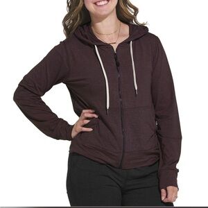 Pulse Odessa Full Zip hoodie maroon